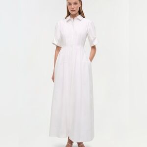 Simkhai Mollie Cotton Shirt Dress